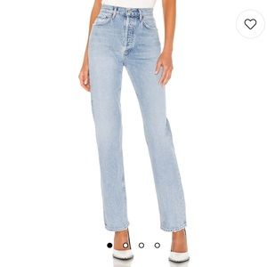 Agolde Lana straight Jean only worn a few times